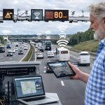 Aldo Vendramin explica o funcionamento dos sistemas inteligentes de transporte.