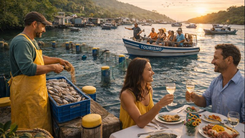 Joel Alves mostra como a economia azul integra pesca, turismo e aquicultura de forma estratégica e sustentável.